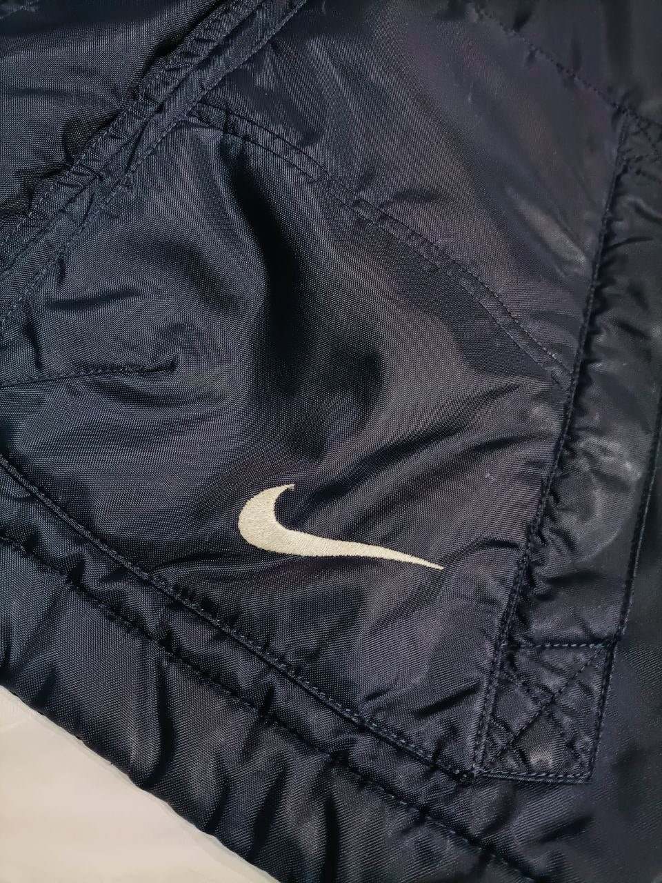 Nike Smanicato con Cappuccio Vintage Big Logo Jacket Uomo (XL)