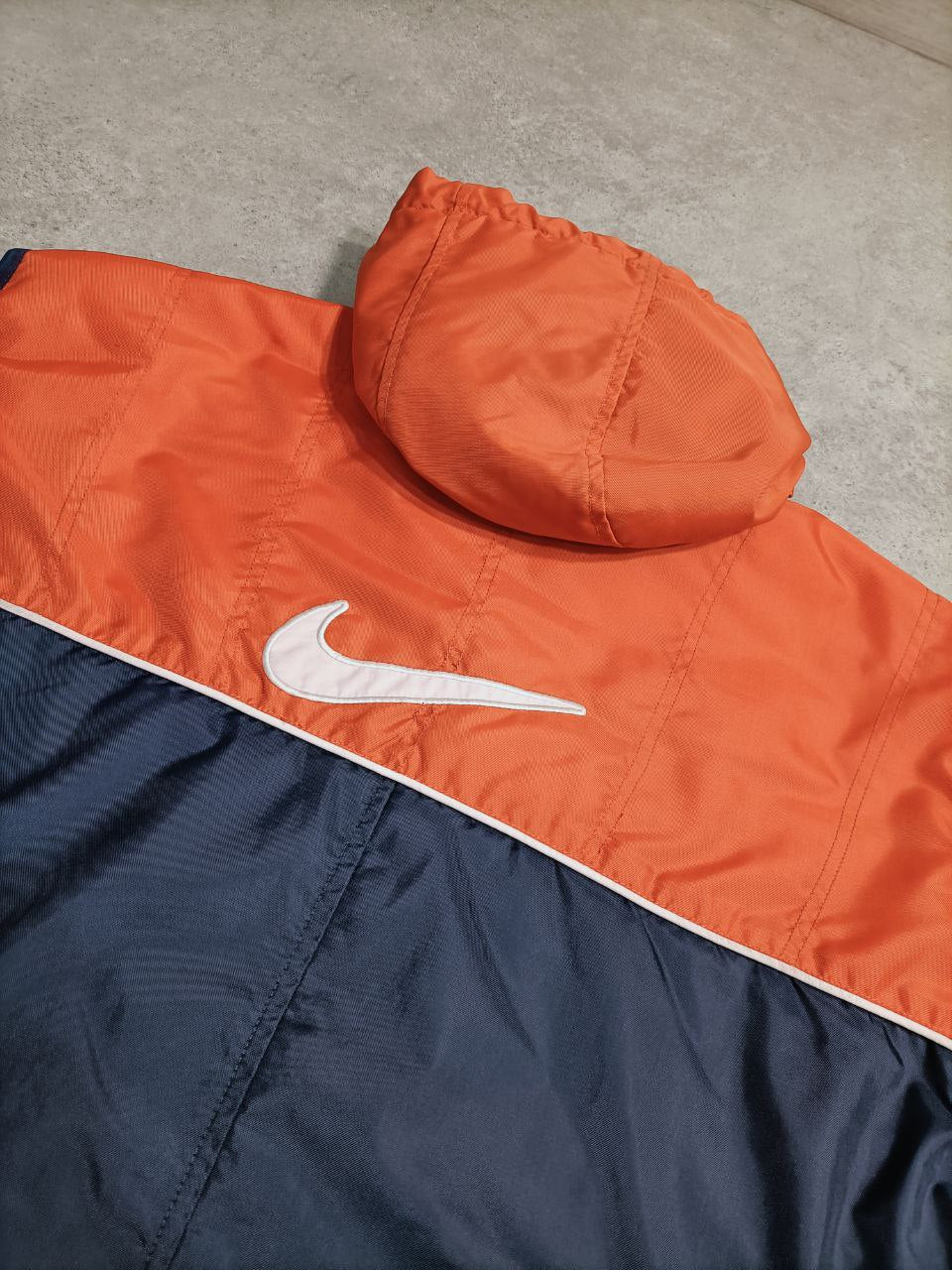 Nike Smanicato con Cappuccio Vintage Big Logo Jacket Uomo (XL)