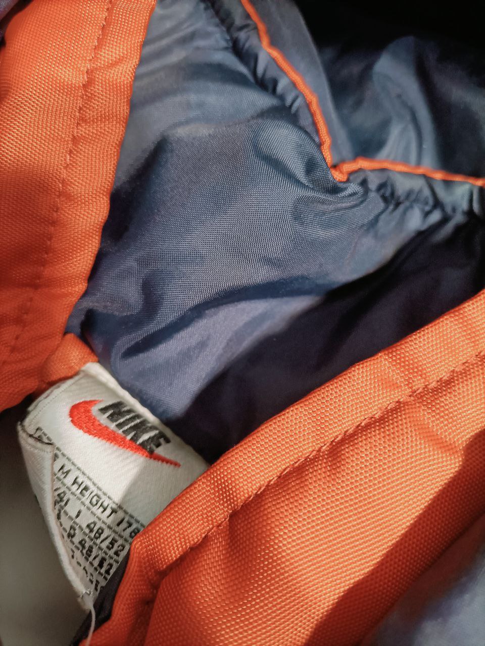 Nike Smanicato con Cappuccio Vintage Big Logo Jacket Uomo (XL)