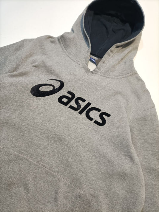 Asics Felpa Cappuccio Big Logo Hoodie Uomo (M/L)