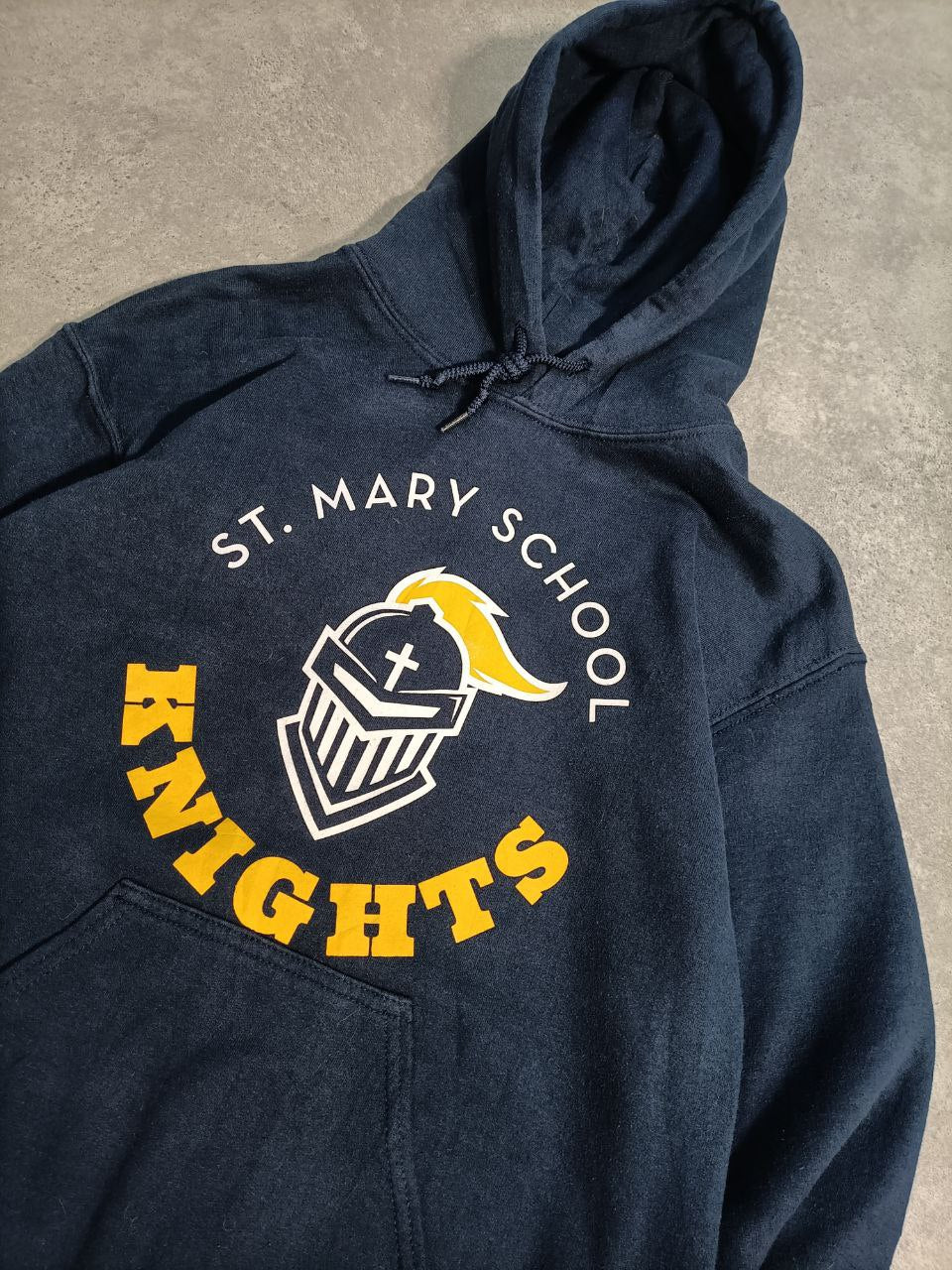 Felpa USA con Cappuccio College Hoodie USA Uomo (S)