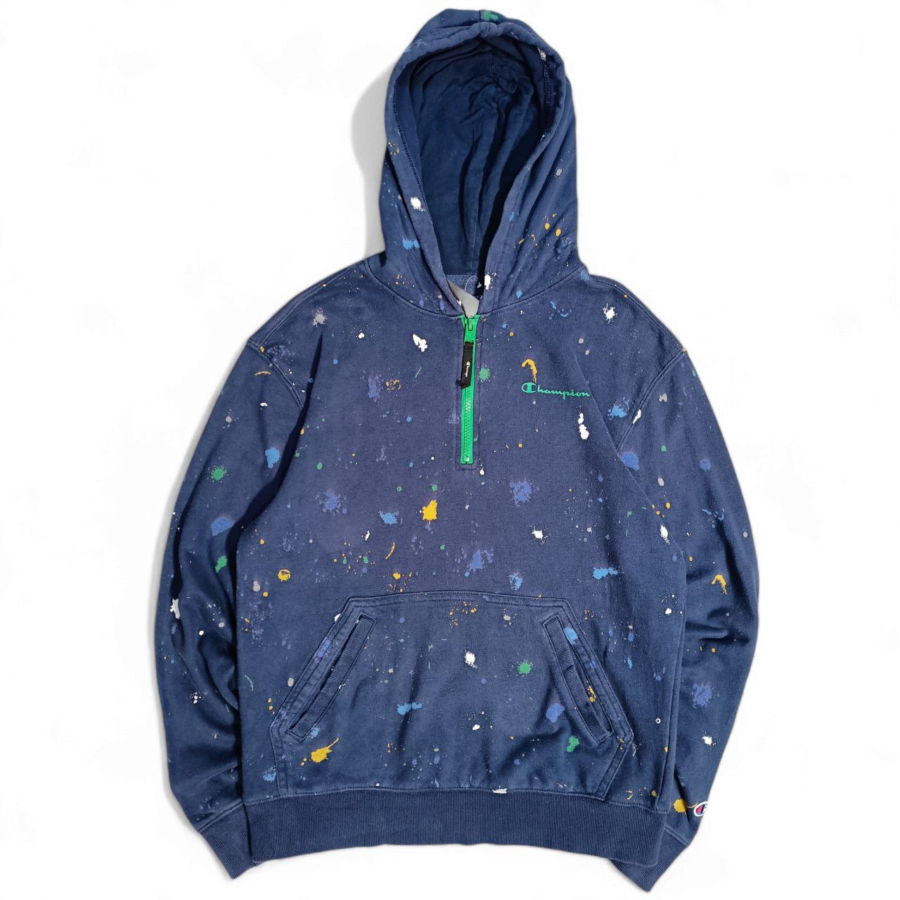 Champion Felpa Zip Collo e Cappuccio Hoodie Uomo/Donna (S)