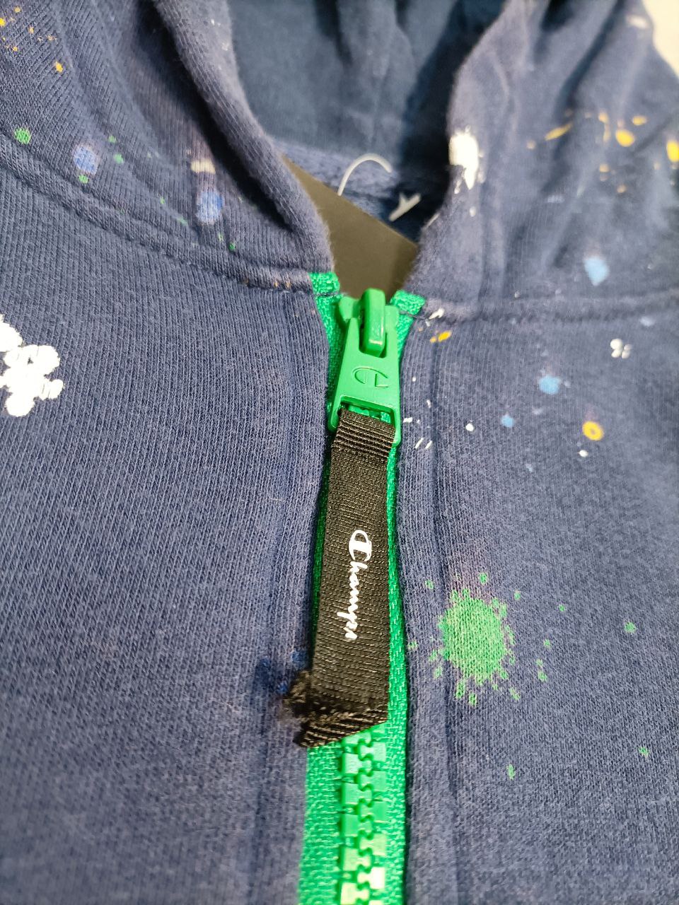 Champion Felpa Zip Collo e Cappuccio Hoodie Uomo/Donna (S)
