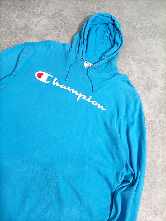 Champion Felpa con Cappuccio Big Logo Hoodie Uomo (XL)