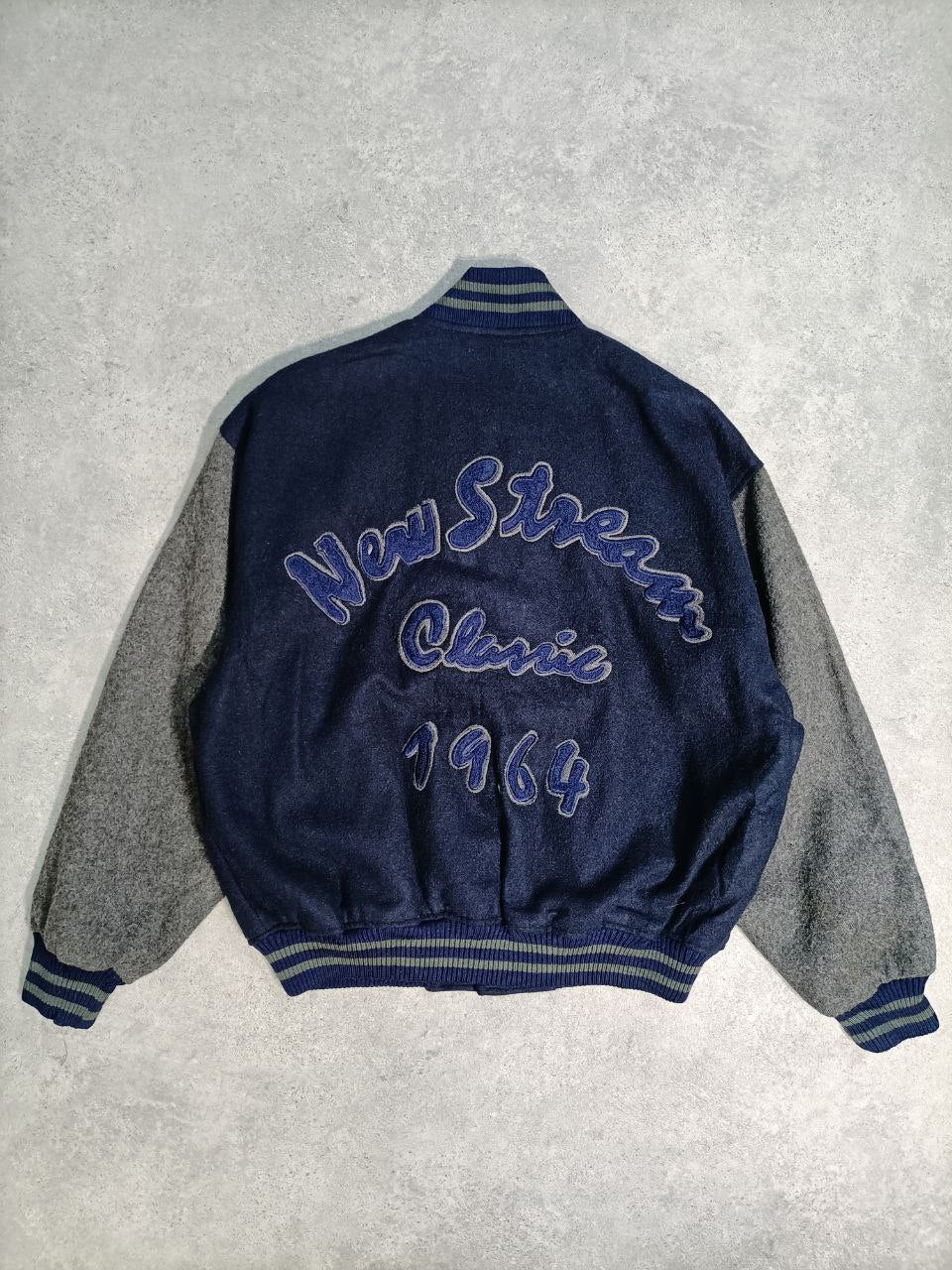 Giacca College Vintage USA Big Logo Jacket Uomo (L)