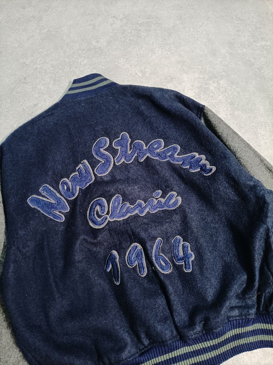 Giacca College Vintage USA Big Logo Jacket Uomo (L)