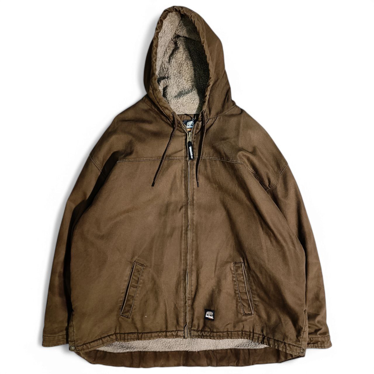 Berne Giacca Active Jacket con Cappuccio USA Jacket Uomo (4XL)