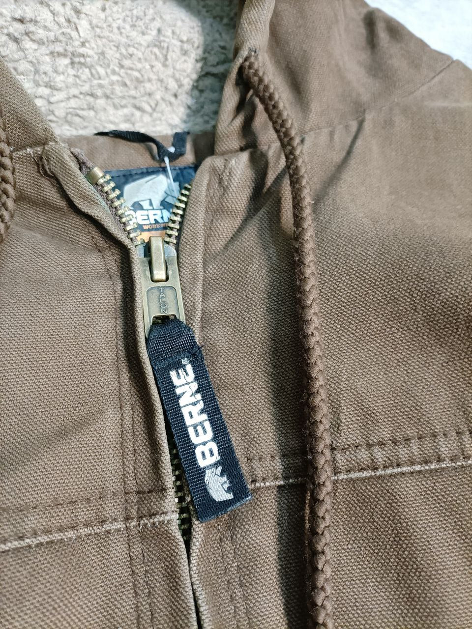 Berne Giacca Active Jacket con Cappuccio USA Jacket Uomo (4XL)