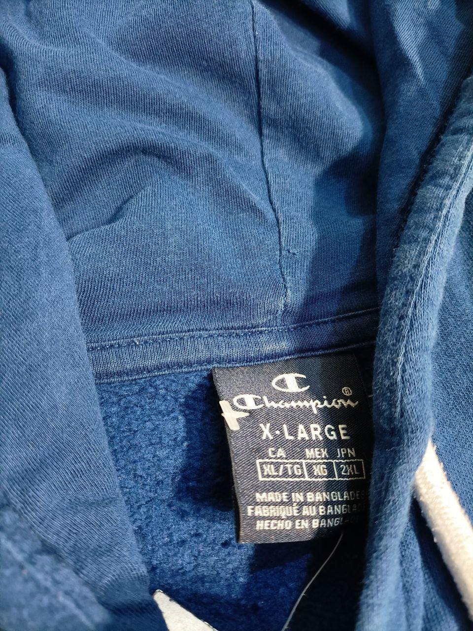 Champion Felpa con Cappuccio Big Logo Hoodie Uomo (XL)