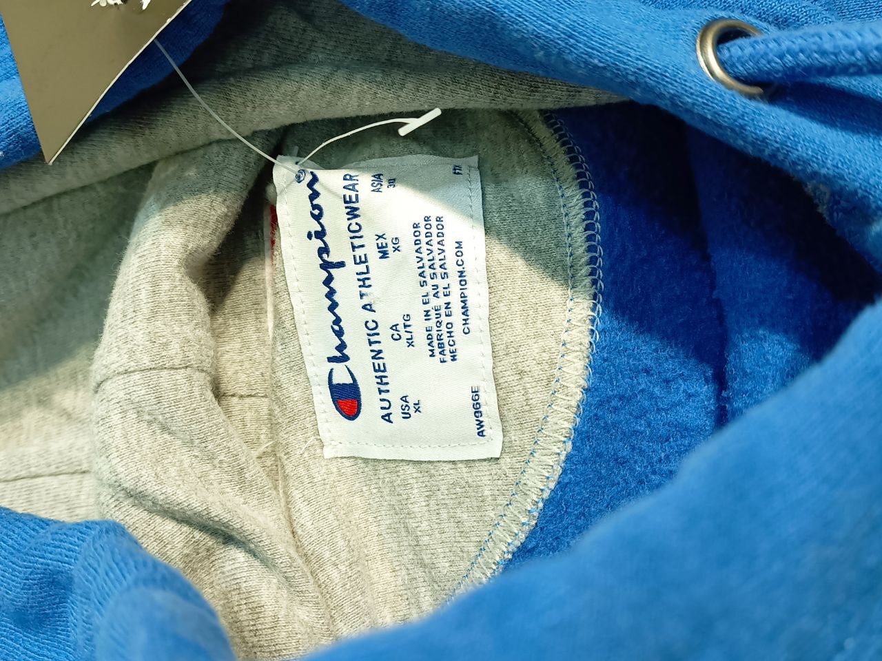 Champion Felpa con Cappuccio Big Logo Hoodie Uomo (XL)