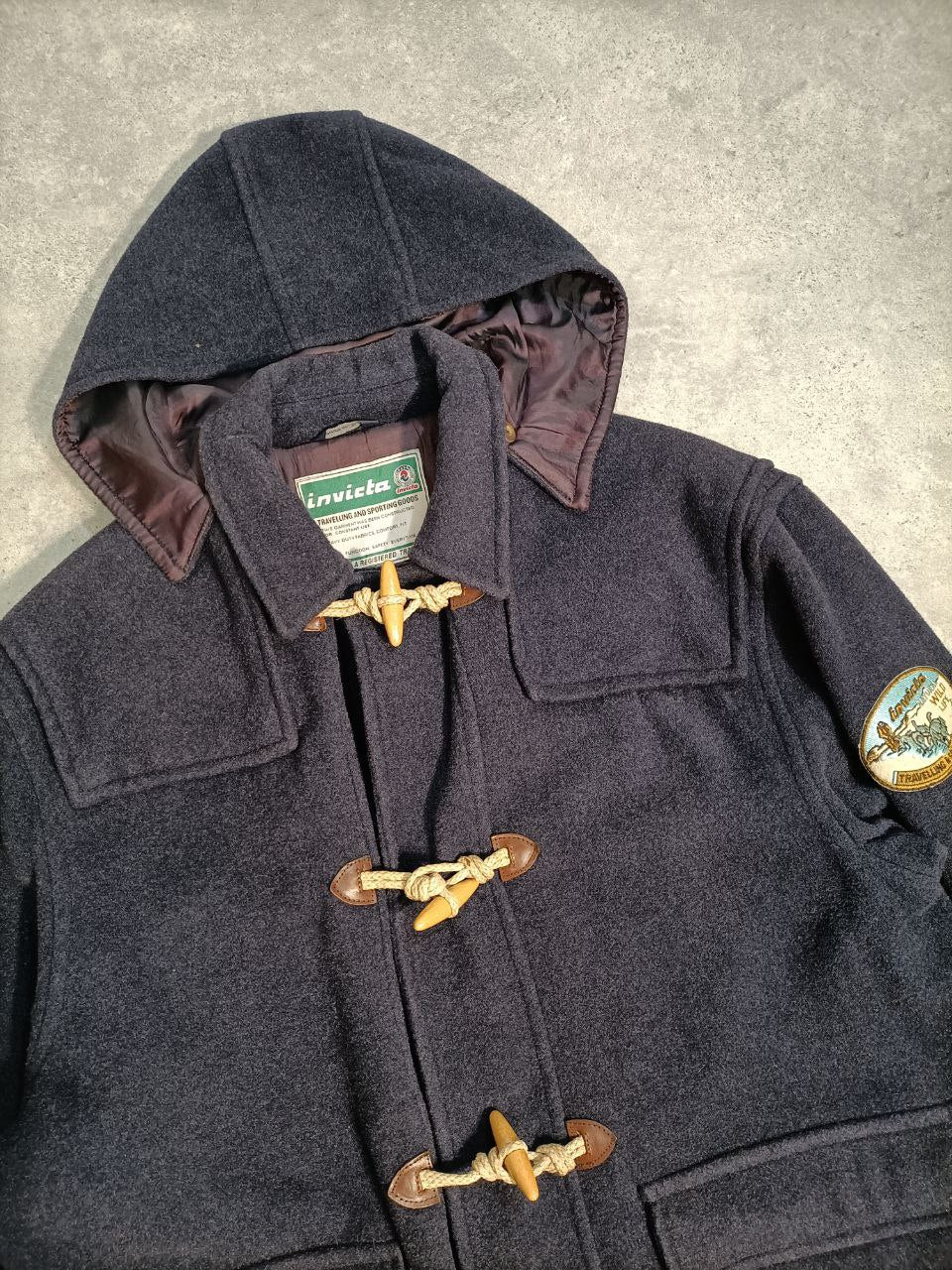 Invicta Cappotto Lungo con Cappuccio Vintage Coat Uomo (XL)