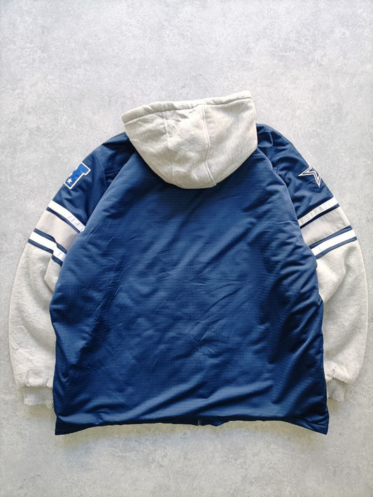 NFL Giacca Con Cappuccio Felpata Cowboys Vintage Jacket USA Uomo (2XL)