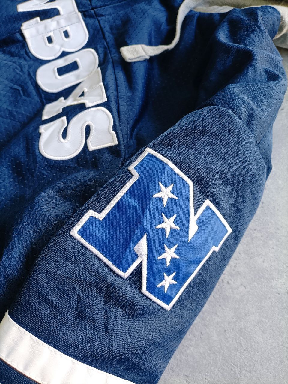 NFL Giacca Con Cappuccio Felpata Cowboys Vintage Jacket USA Uomo (2XL)
