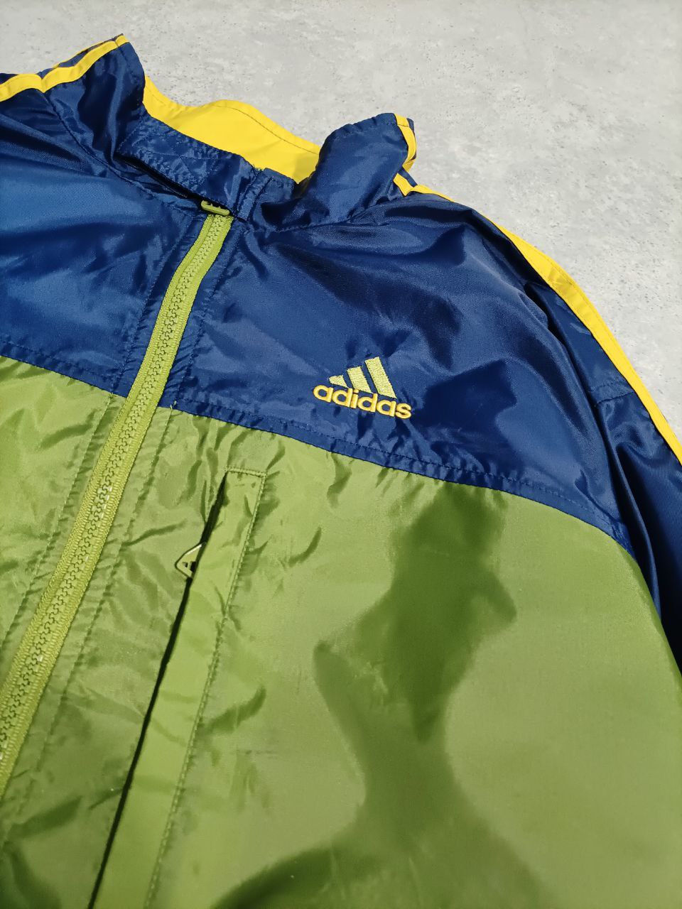 Adidas Track-Top Felpata Vintage USA Zip Jacket Uomo/Donna (XL)
