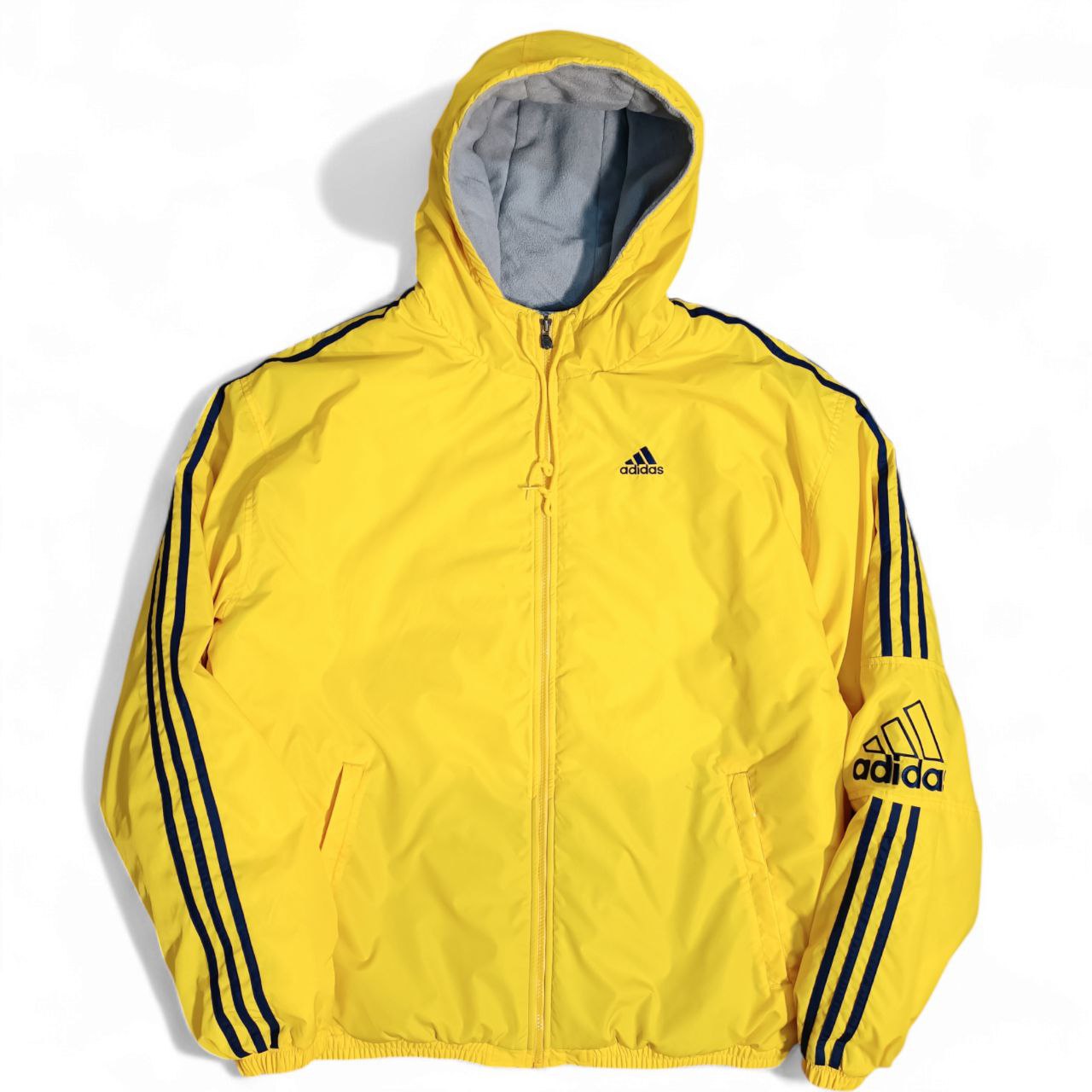 Adidas Giubbino Cappuccio Vintage USA Rare Jacket Uomo (XL)