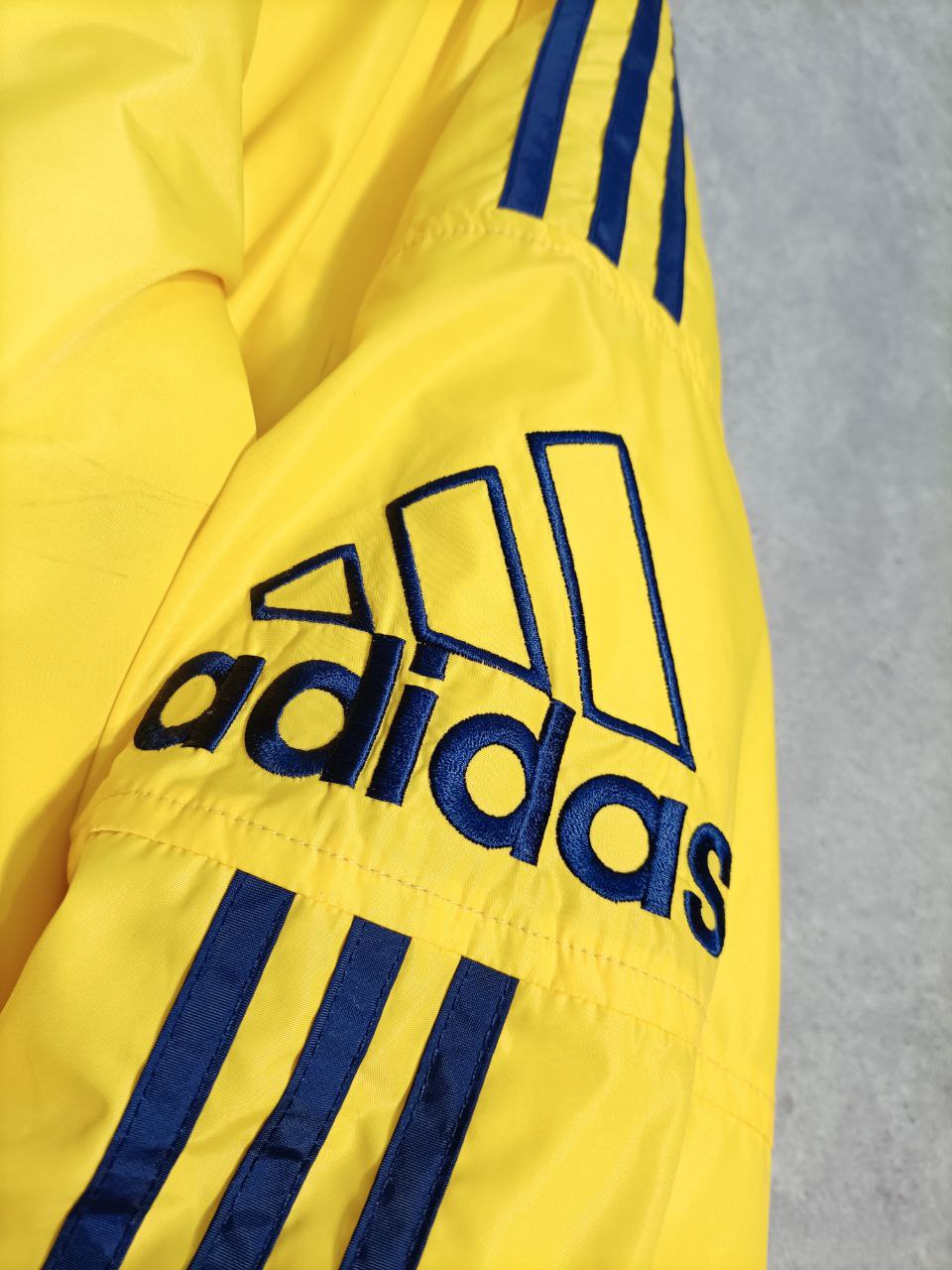 Adidas Giubbino Cappuccio Vintage USA Rare Jacket Uomo (XL)