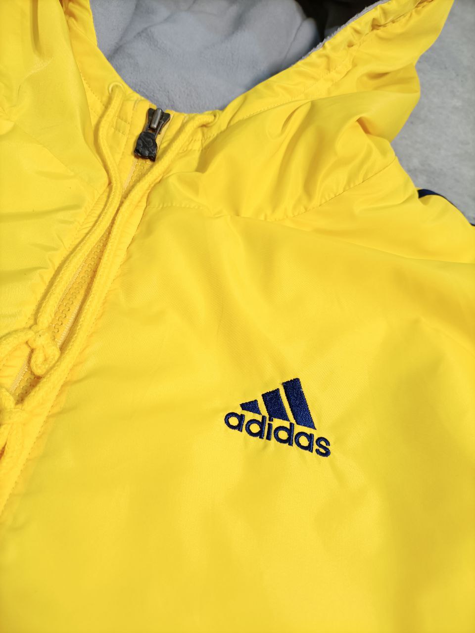 Adidas Giubbino Cappuccio Vintage USA Rare Jacket Uomo (XL)