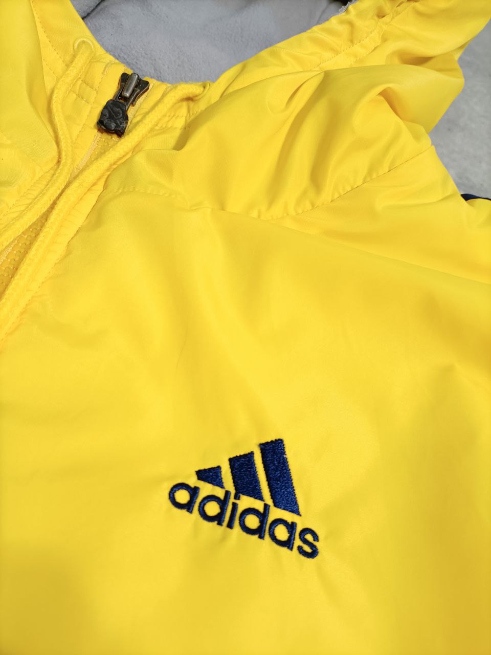 Adidas Giubbino Cappuccio Vintage USA Rare Jacket Uomo (XL)