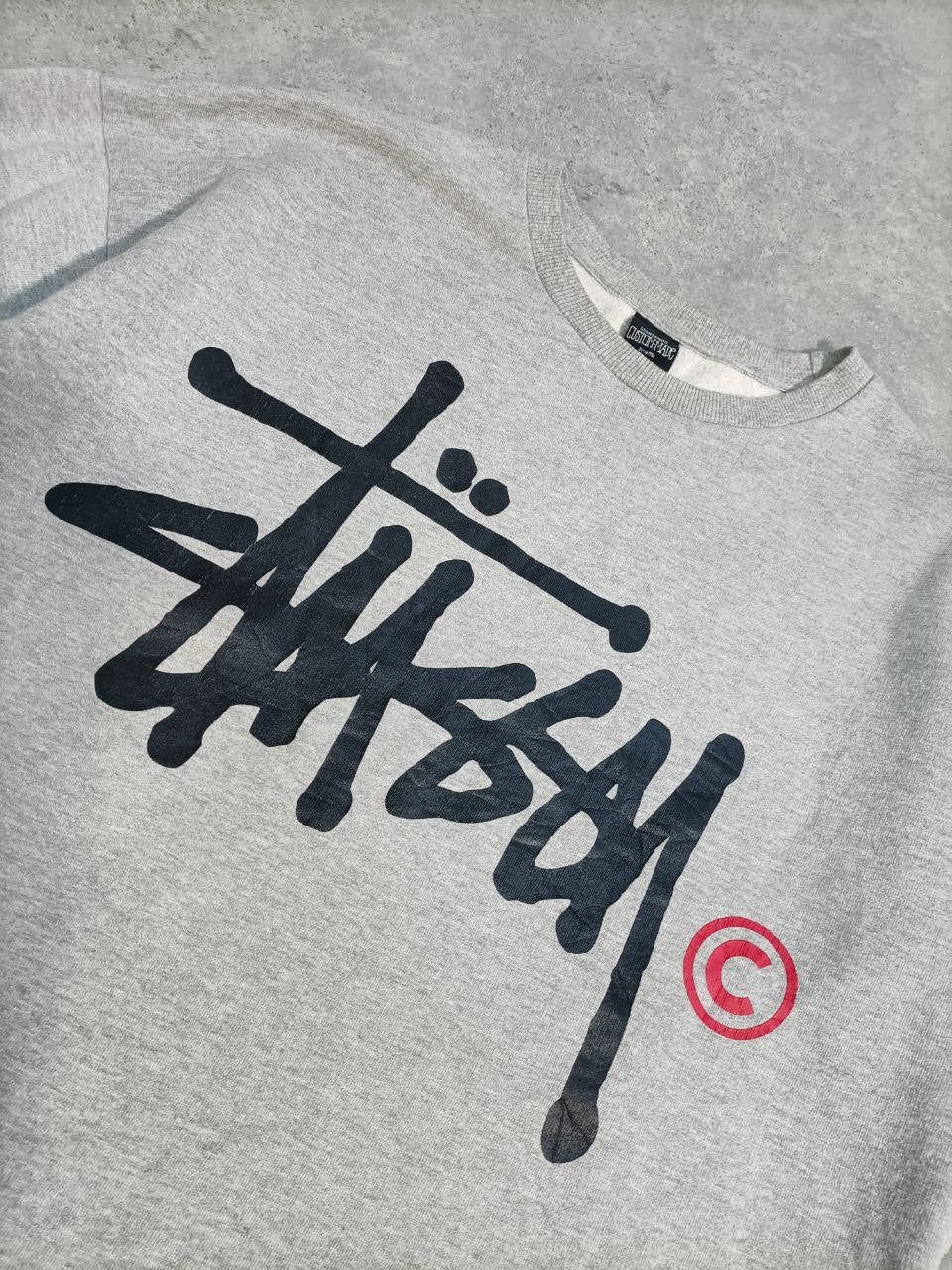 Stussy Felpa Girocollo Vintage 90's/2000's Hoodie Uomo (M)