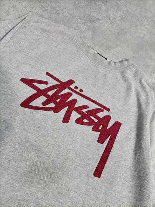 Stussy Felpa Girocollo Vintage Rara Hoodie Uomo (L)