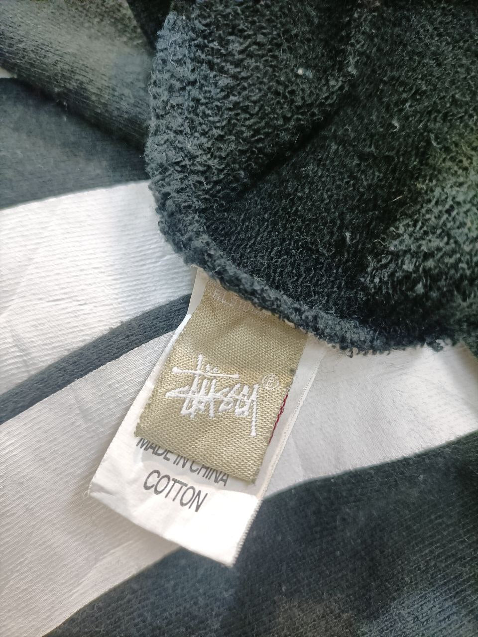 Stussy Felpa Girocollo Big Logo Vintage Hoodie Uomo (M/L)