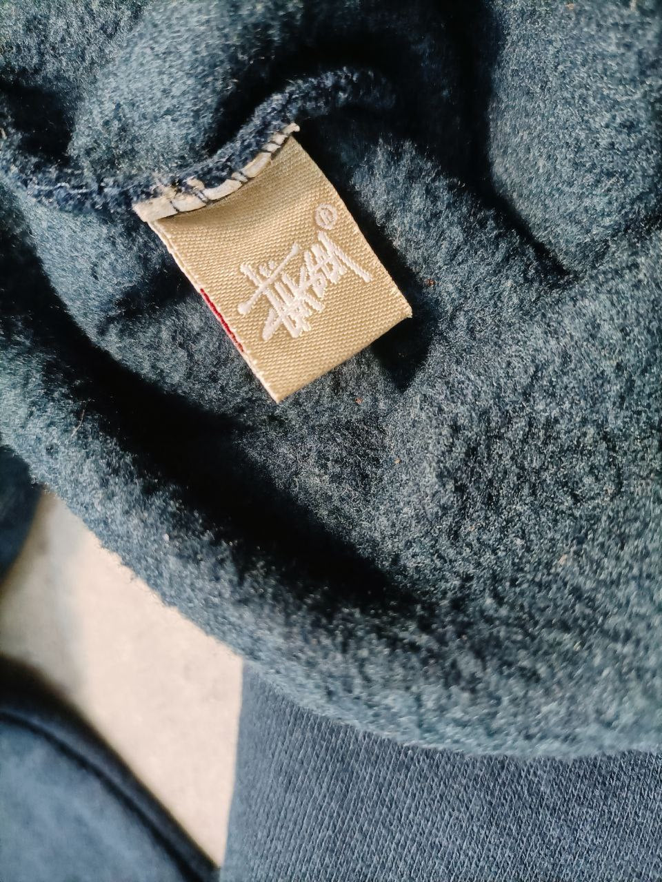 Stussy Felpa Girocollo Big Logo Vintage Hoodie Uomo (L)