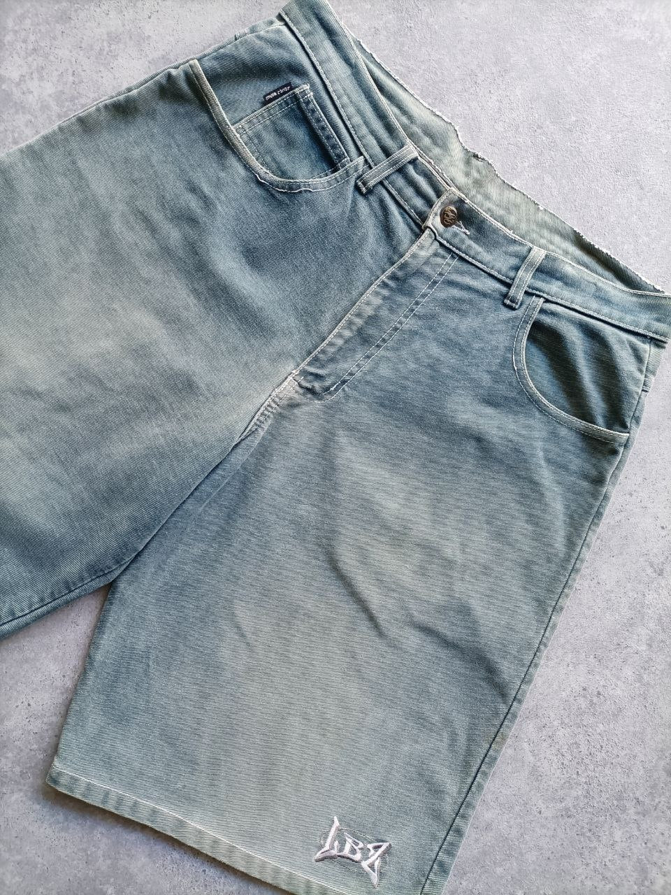 LBZ Jorts Logo Cucito Vintage USA Rare Shorts Uomo (46/48 IT)