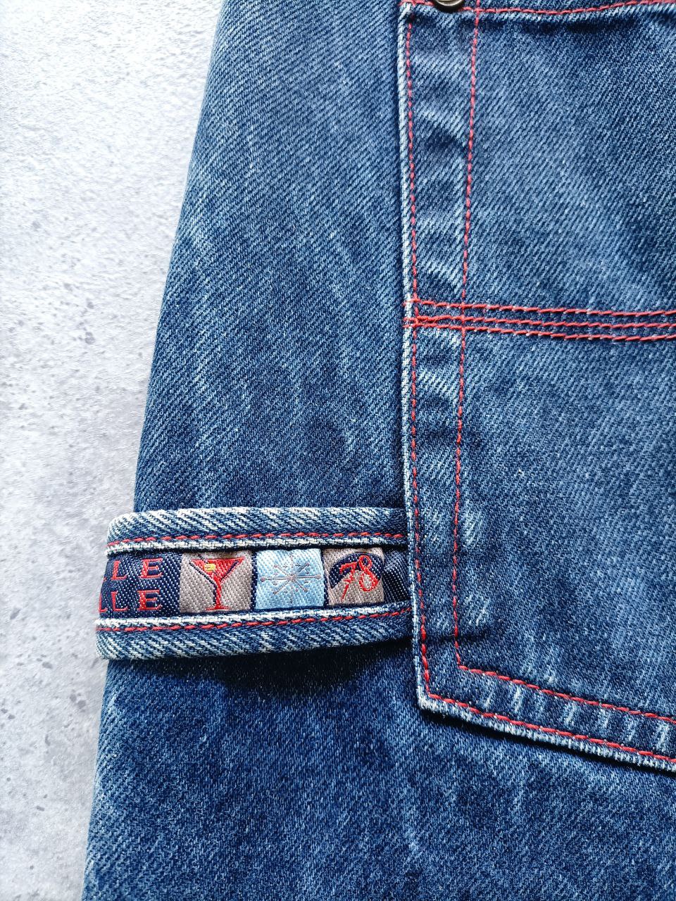 Pelle Pelle Carpenter Shorts Logo Cucito USA Vintage Uomo (52 IT)