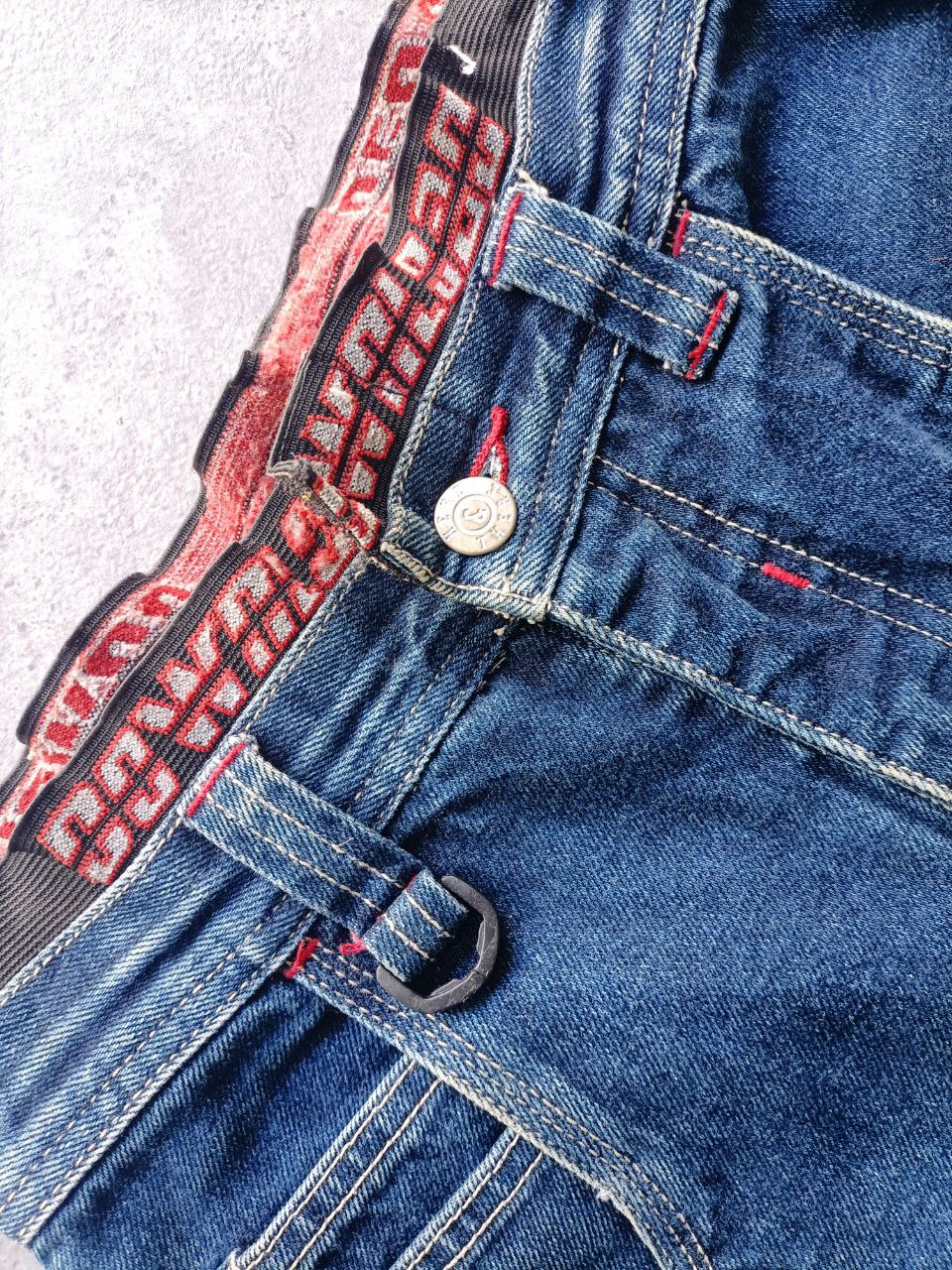 Here & There Jorts Vintage USA Uomo/Donna (XS)