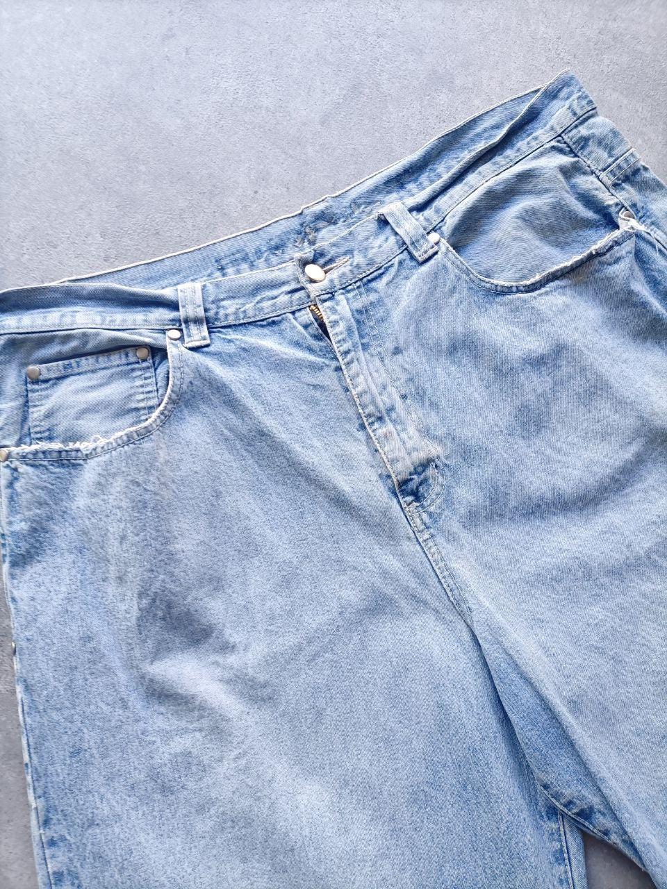 Jorts Hip-Hop anni '90 Logo Ricamato Vintage USA Jorts Uomo (56 IT)