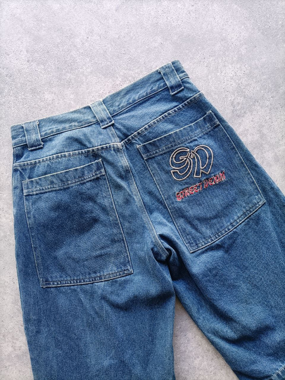 Street Denim Jorts Anni '90 Vintage USA Uomo (S/XS)