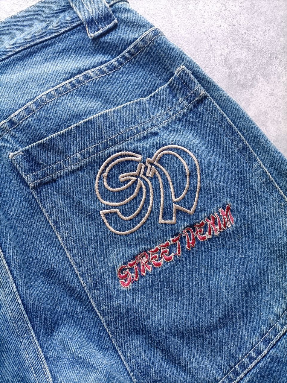 Street Denim Jorts Anni '90 Vintage USA Uomo (S/XS)
