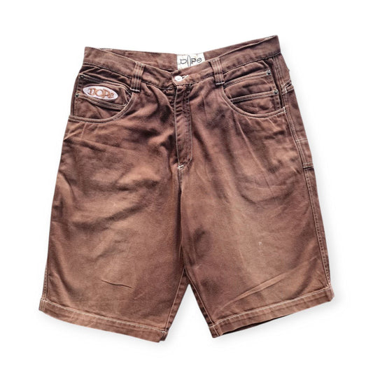 Dope Jorts Vintage anni '90 Logo Cucito USA Uomo (48 IT)