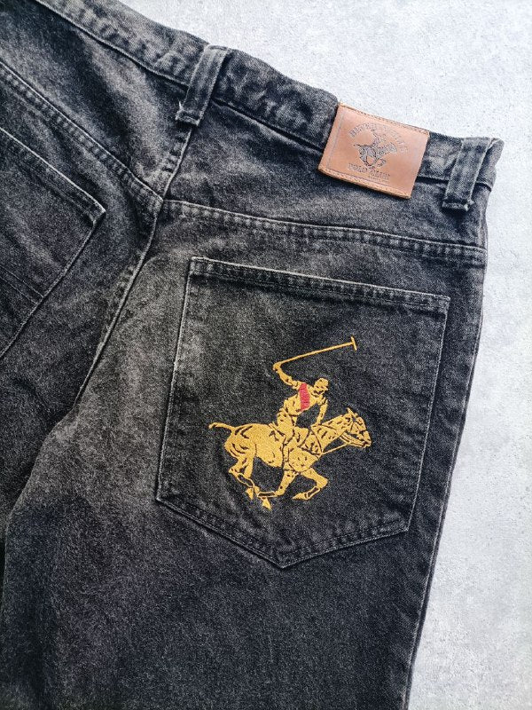 Polo Club Beverly Hills Short Vintage Big Logo USA Uomo (46 IT)