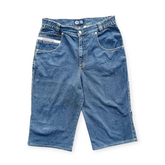 Here & There Jorts Vintage Logo Cucito USA Uomo (44/46 IT)