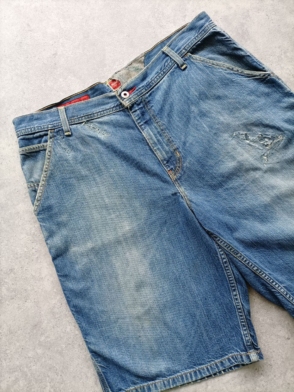 Tommy Hilfiger Jorts Vintage Anni '90 Vintage USA Denim Uomo (50 IT)