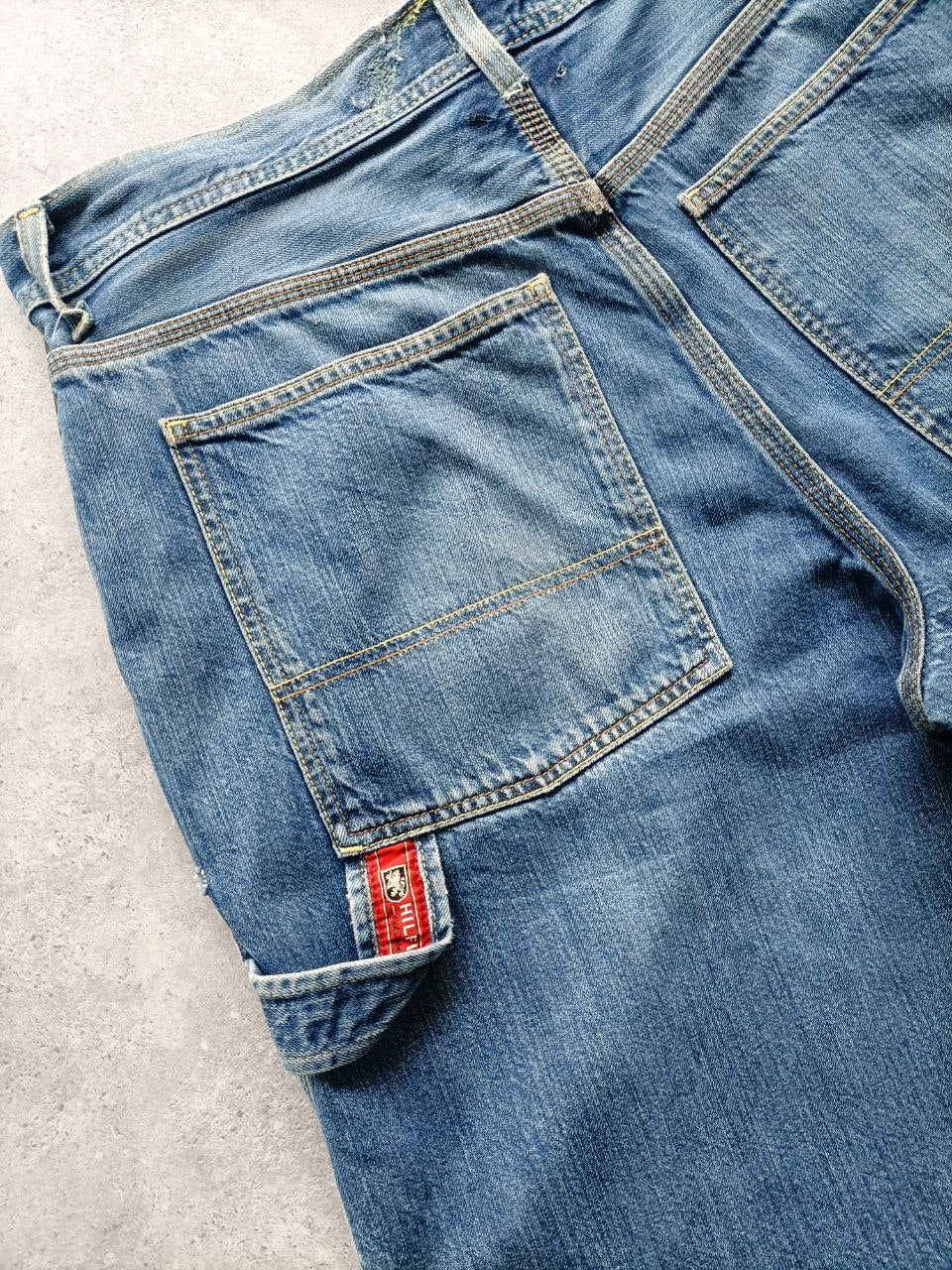 Tommy Hilfiger Jorts Vintage Anni '90 Vintage USA Denim Uomo (50 IT)