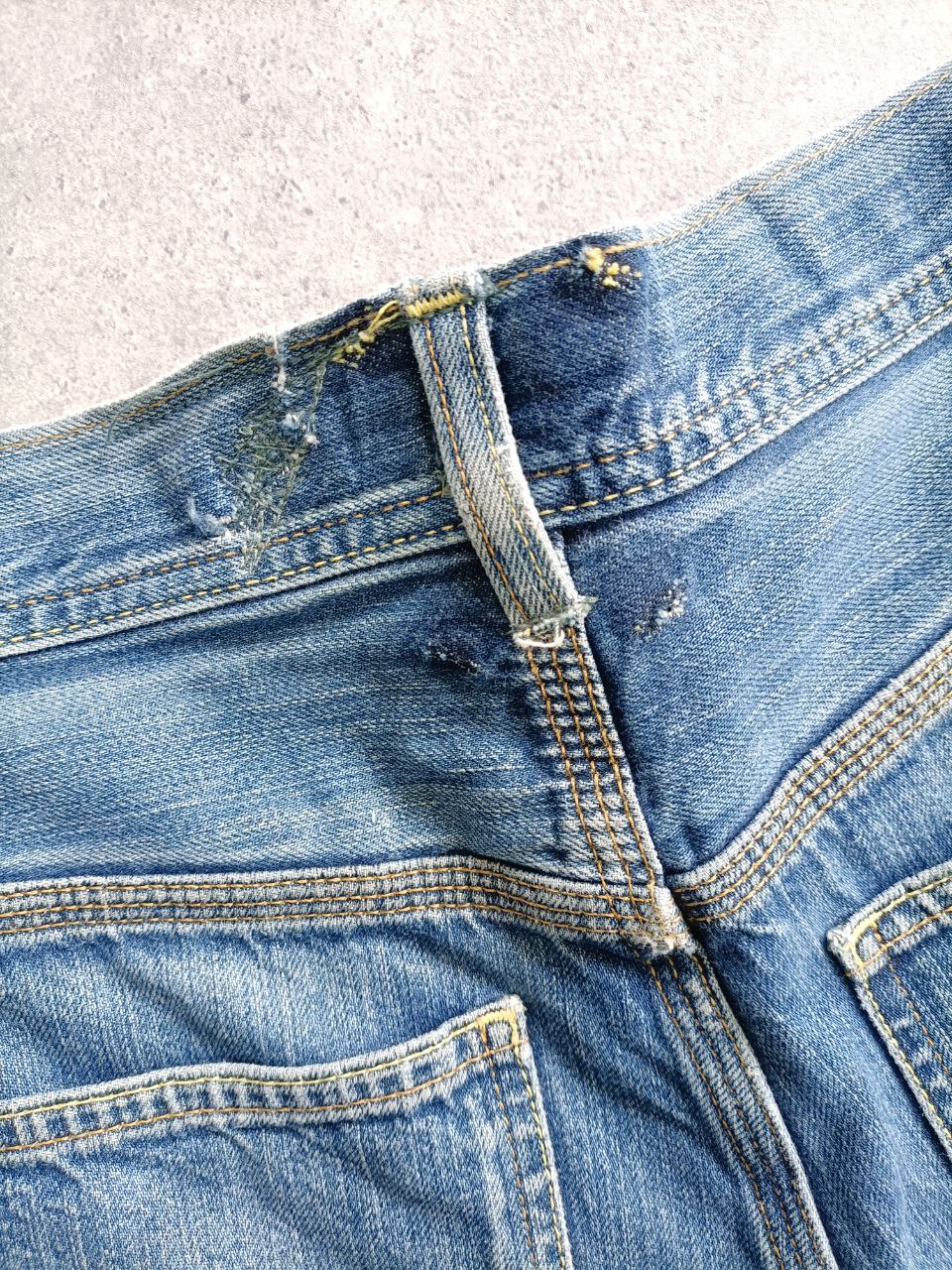 Tommy Hilfiger Jorts Vintage Anni '90 Vintage USA Denim Uomo (50 IT)