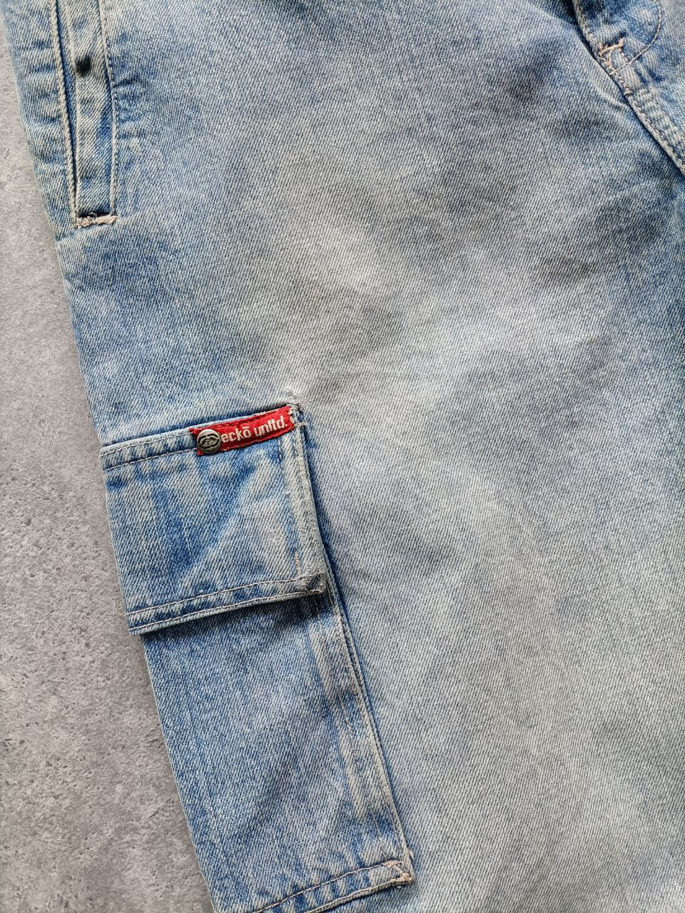 Ecko UNTLD Shorts Cargo Anni '90 Vintage USA Uomo (46 IT)