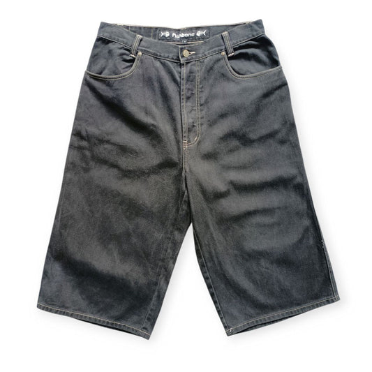 Fish Bone Jorts Anni '90 Vintage USA Denim Uomo (M)