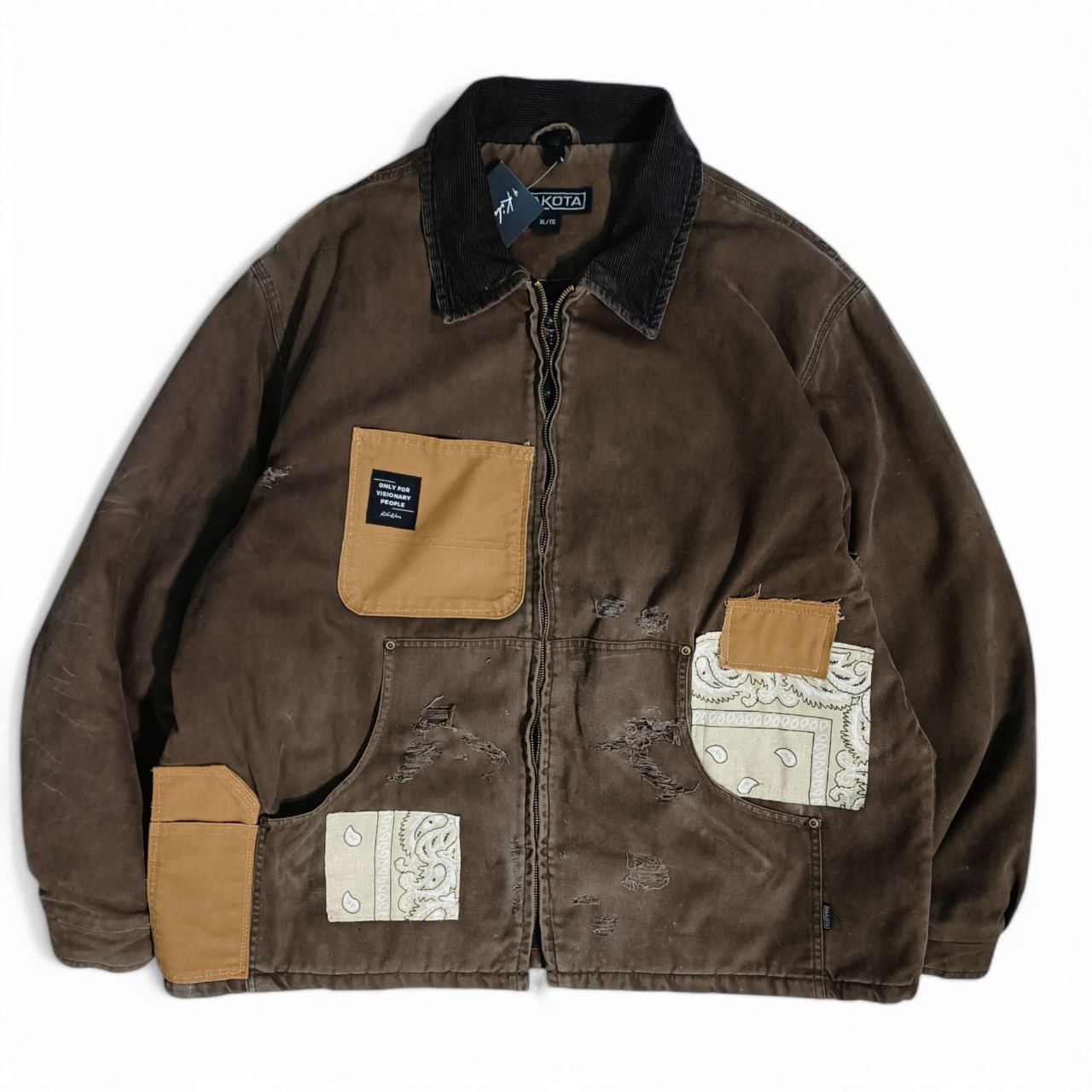 Only For Visionary People Giacca Detroit Vintage Custom Dakota Jacket Uomo (XL)