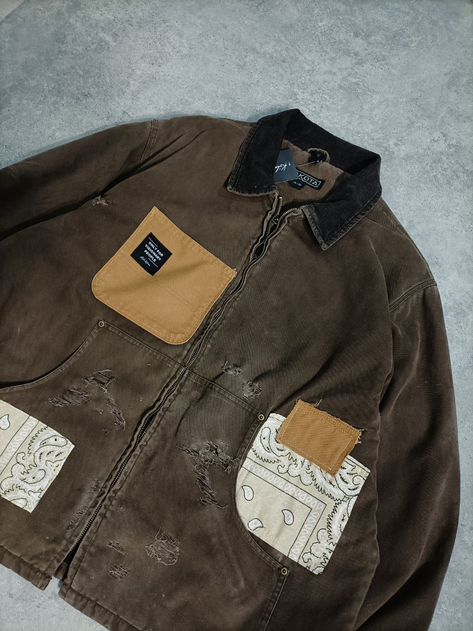 Only For Visionary People Giacca Detroit Vintage Custom Dakota Jacket Uomo (XL)