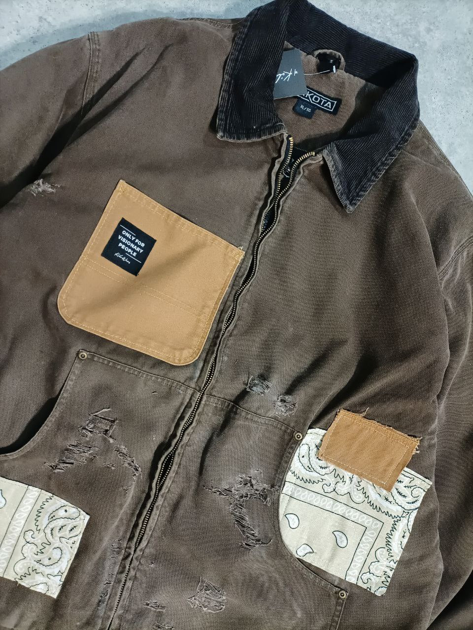 Only For Visionary People Giacca Detroit Vintage Custom Dakota Jacket Uomo (XL)