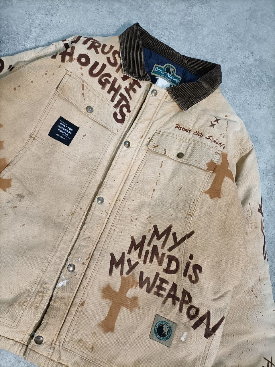Only For Visionary People Giacca Detroit Vintage Berne Custom USA Uomo (XL)