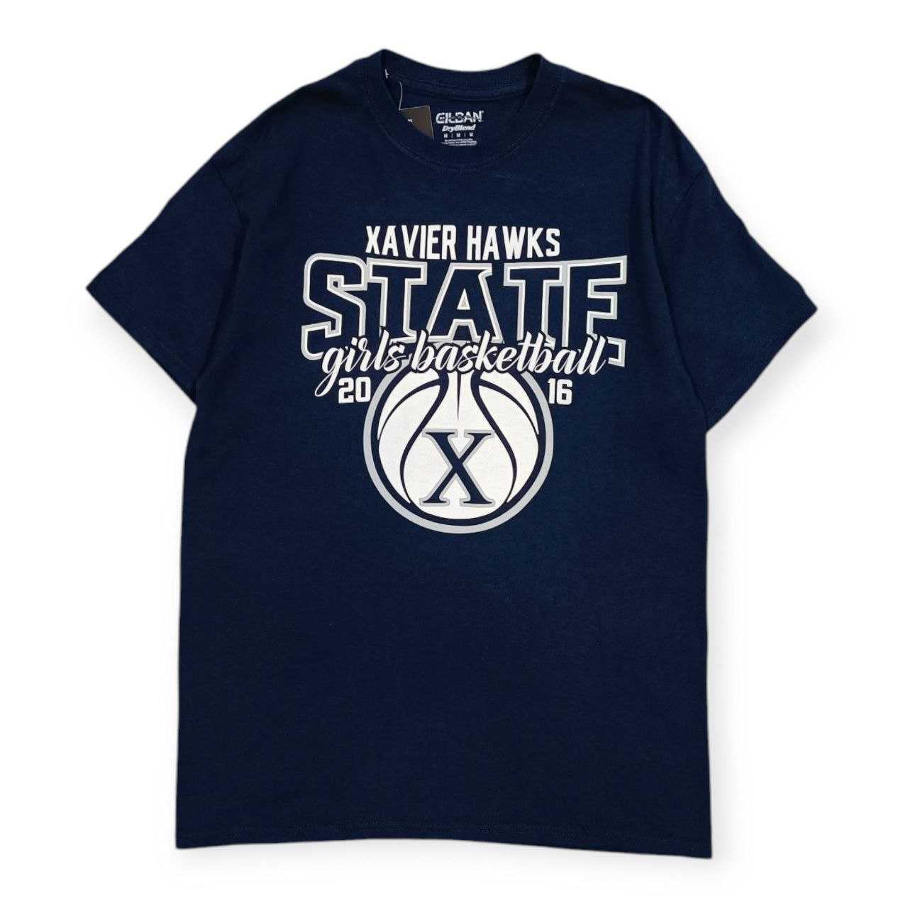 T-shirt Stampata USA Girls Basketball 2016 Donna (M)