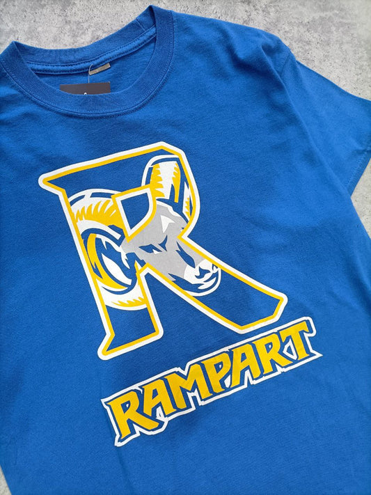 T-Shirt USA Sport Vintage Big Logo Stampato Uomo (M)