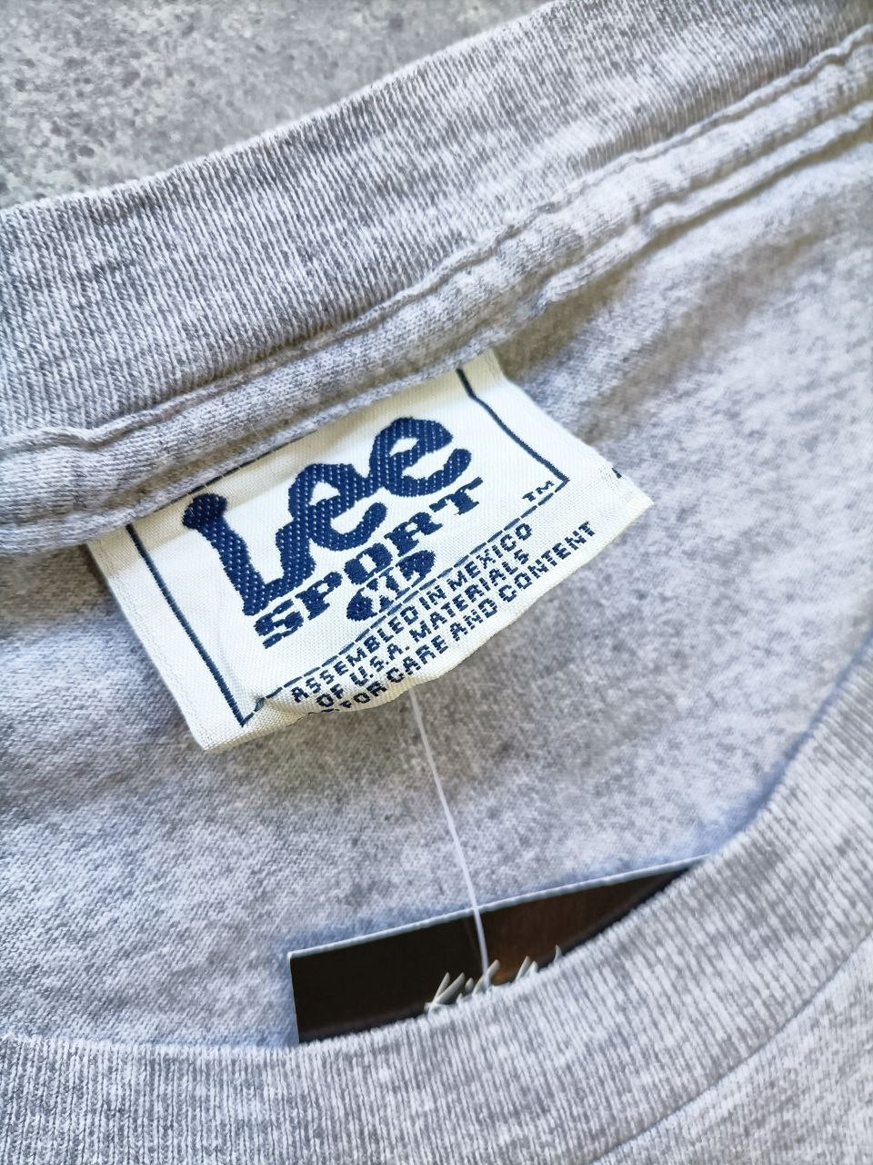 Lee Sport Vintage T-Shirt Football USA Big Logo Uomo (XL)