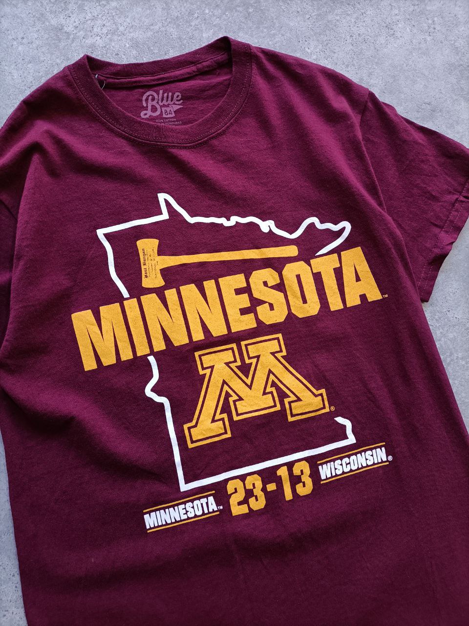 T-Shirt Minesota USA Stampa Grande Uomo (S)