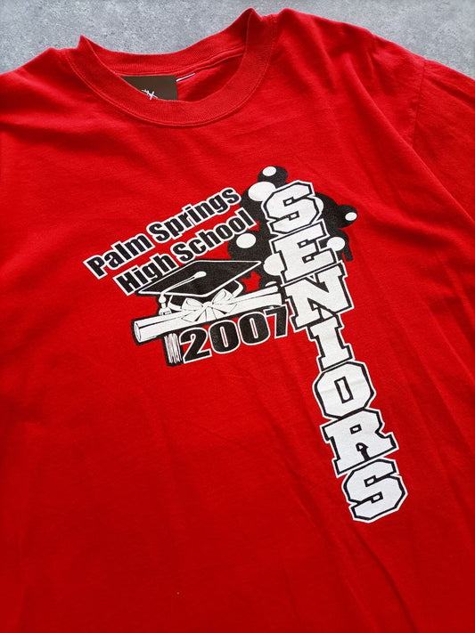 T-Shirt High School Stampa Grande USA Uomo/Donna (M)