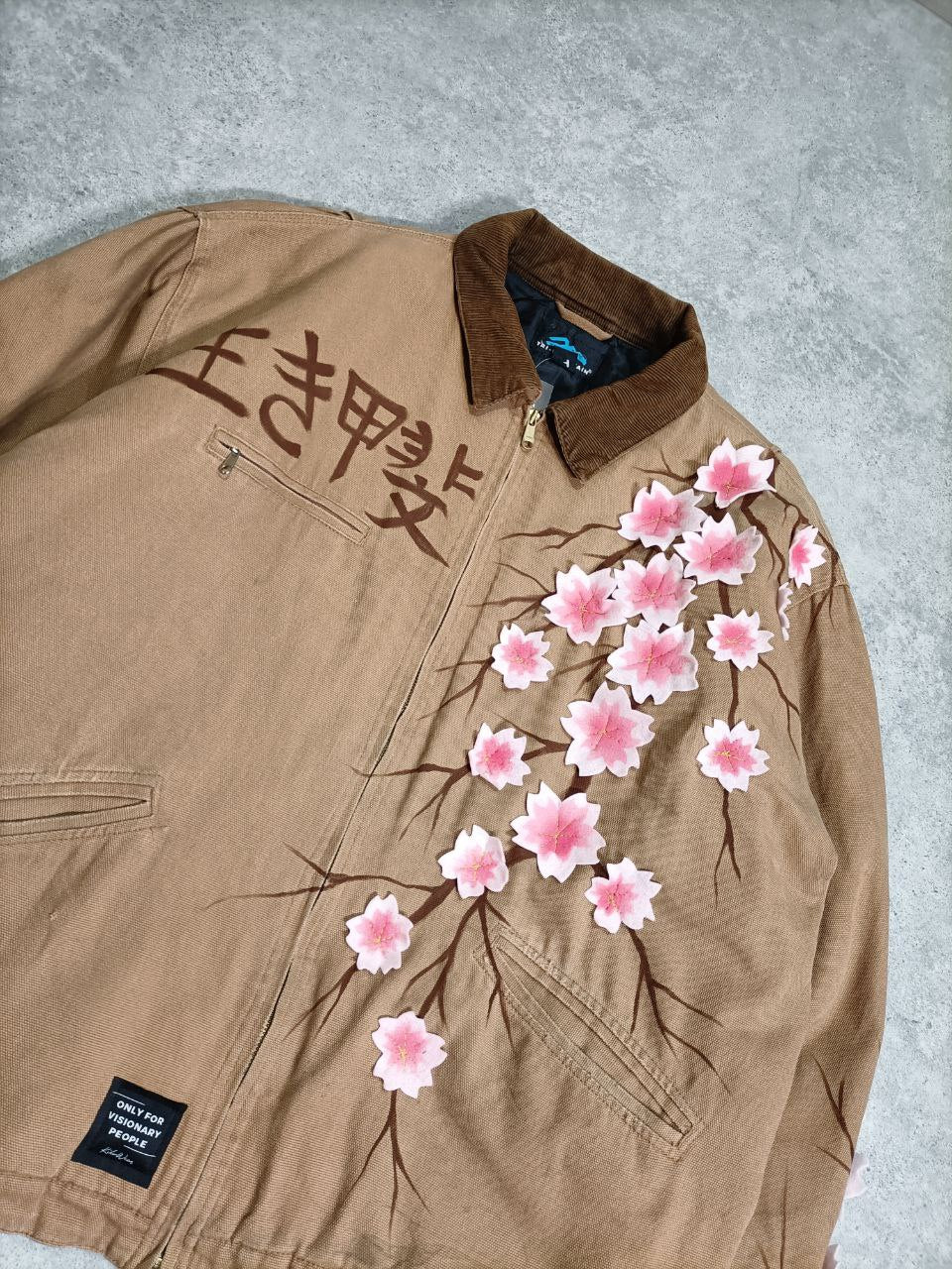 Only For Visionary People Giacca Workwear Vintage Detroit Custom Uomo (2XL)